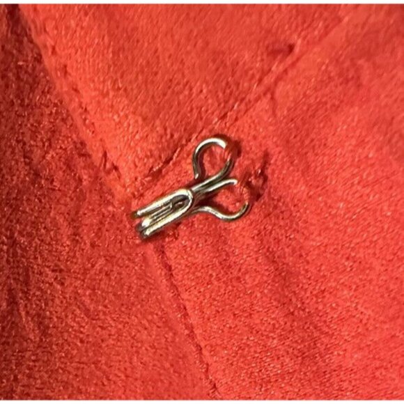 Alfred Dunner Jacket Women’s Orange Faux Suede Lined Studded 22W EUC - Picture 4 of 9